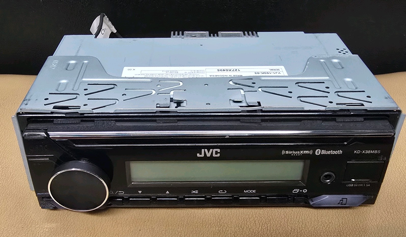JVC KD-X38MBS Car & Marine Digital Media Receiver with Bluetooth, USB, KDX38MBS