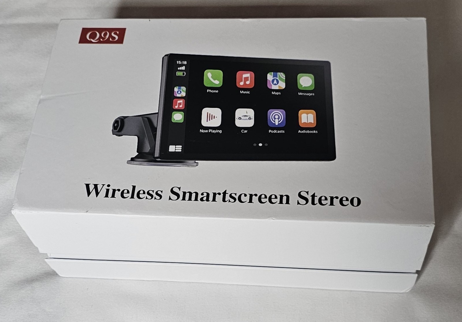 Open Box Hauxiy Q9S 9″ Wireless Smart Screen Touchscreen Car Stereo CarPlay