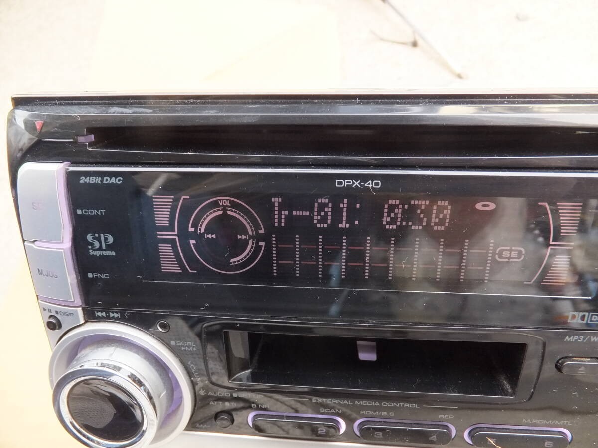 Kenwood DPX40U CD Cassette Equalizer Car Audio Near Mint JAPAN