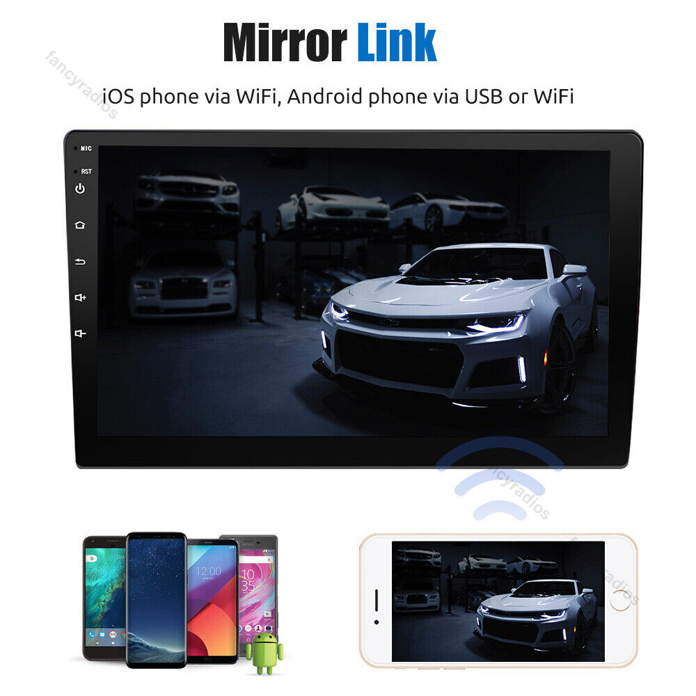 9″ 2Din Android 12 Car Stereo Apple Carplay Radio GPS Navi WiFi Touch FM Player