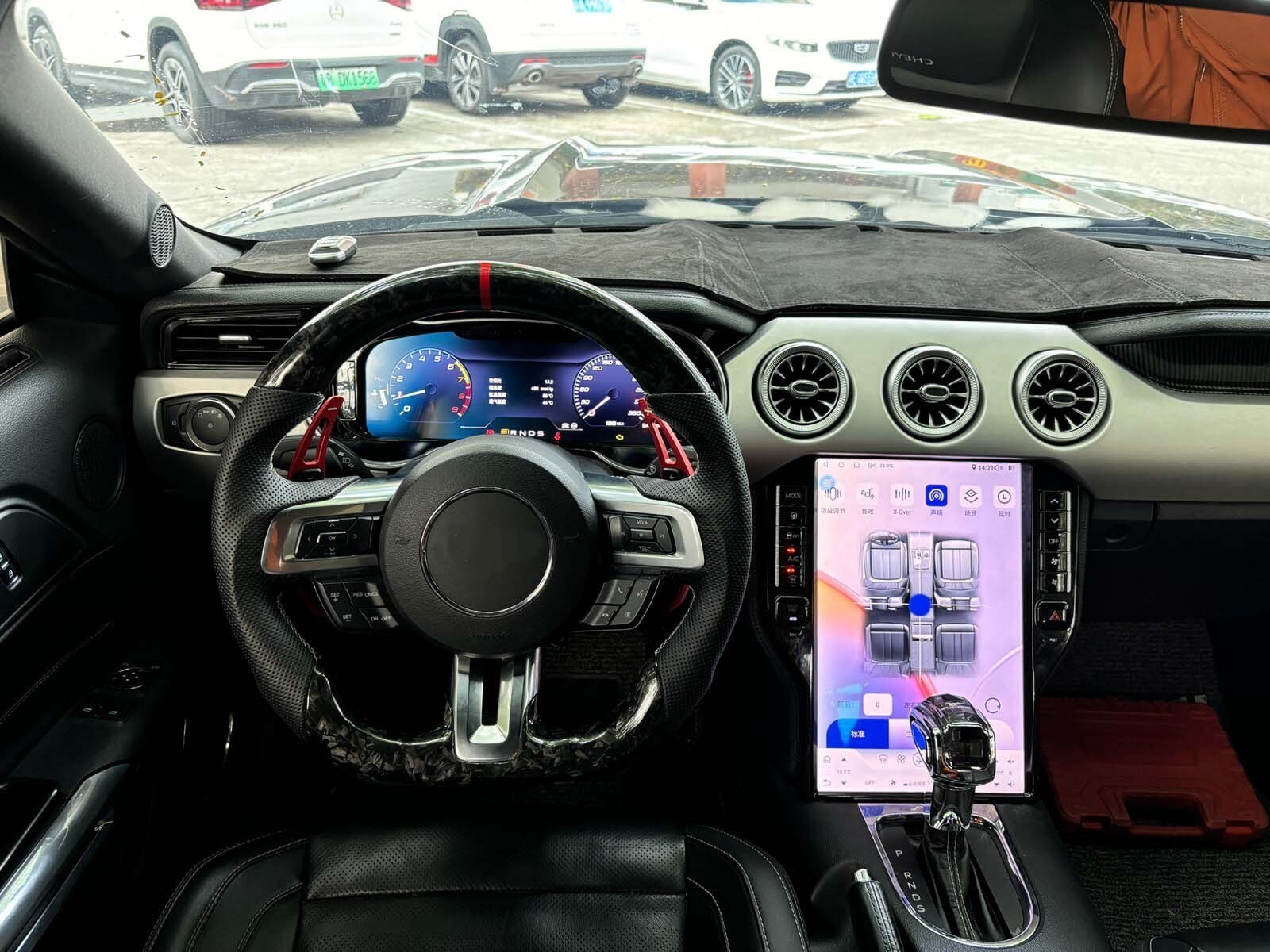 14.5″ 128GB Android Car Radio Stereo GPS Navi Carplay For Ford Mustang 2015-2021