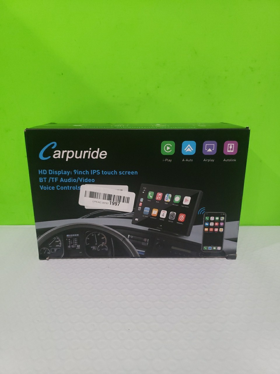 Carpuride 9 Car Radio Stereo Wireless Apple CarPlay Android Auto Video W905 Open