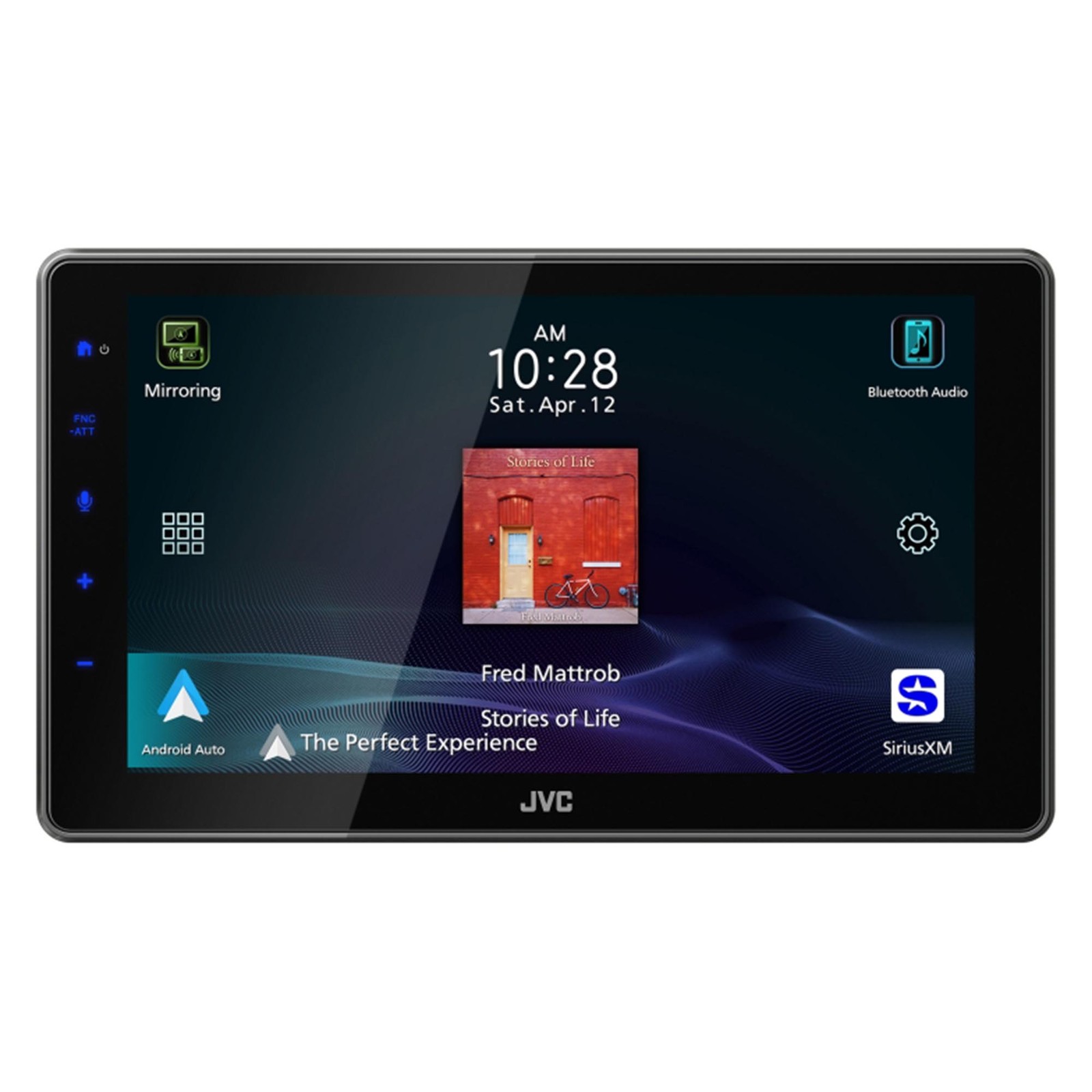 JVC KW-Z900W 9″ HD Floating Digital Media Receiver CarPlay Android Auto