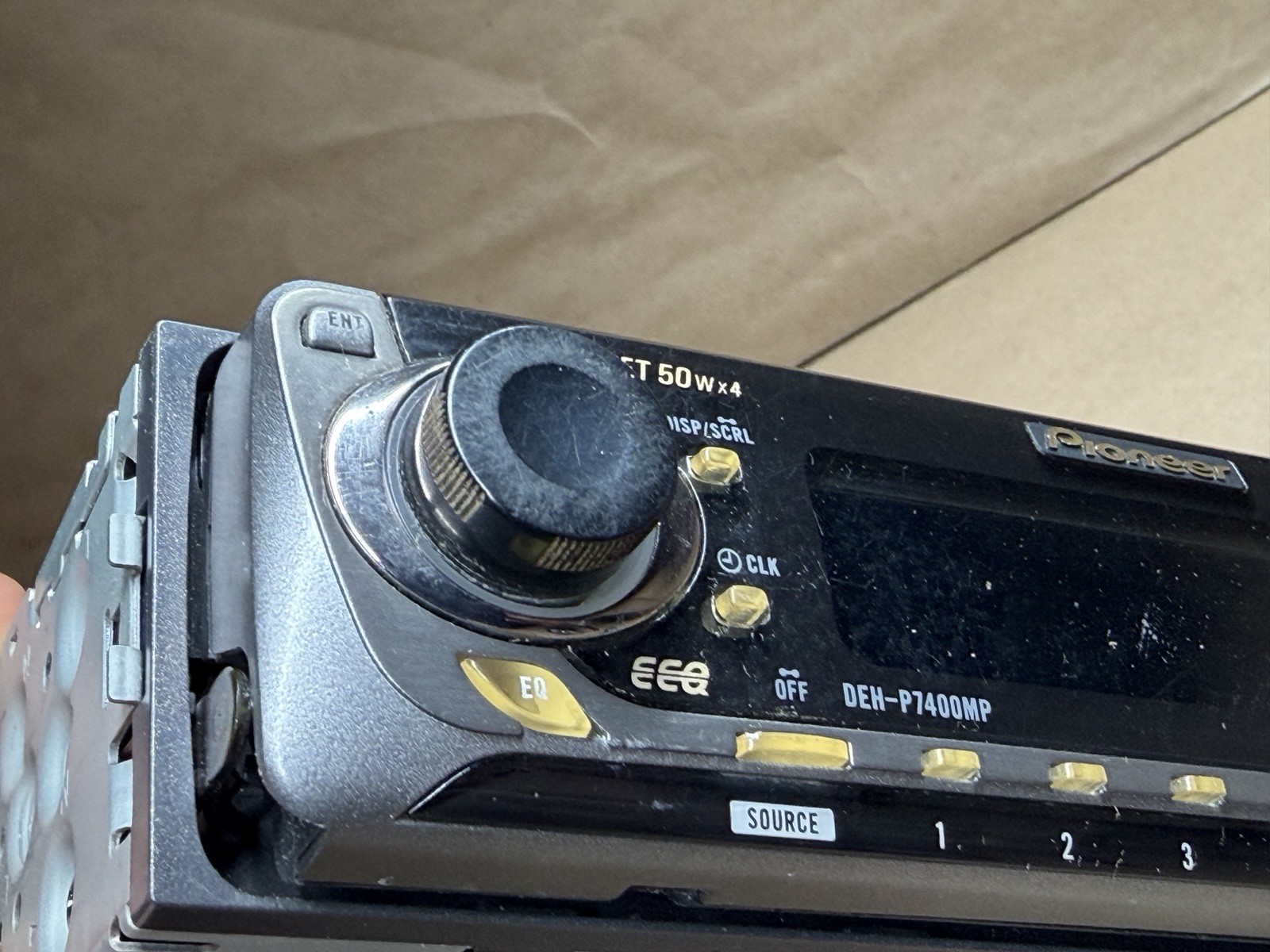 Pioneer DEH-P7400MP 1 DIN In-Dash CD Player MP3 Playback AM/FM Radio | UNTESTED
