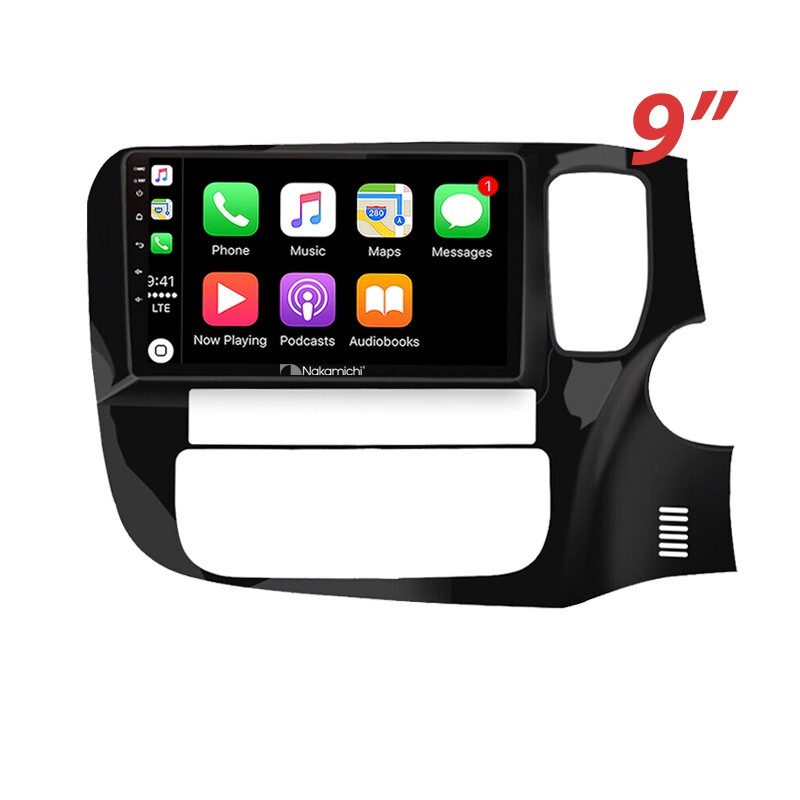 9″ Wireless CarPlay Android Auto Nakamichi BT For Mitsubishi Outlander 2013-21 O