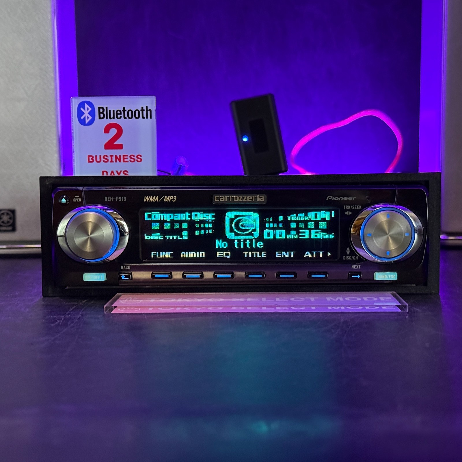 Pioneer Carrozzeria DEH-P919 Car Audio CD Player SFC Bluetooth Ready JDM Stock