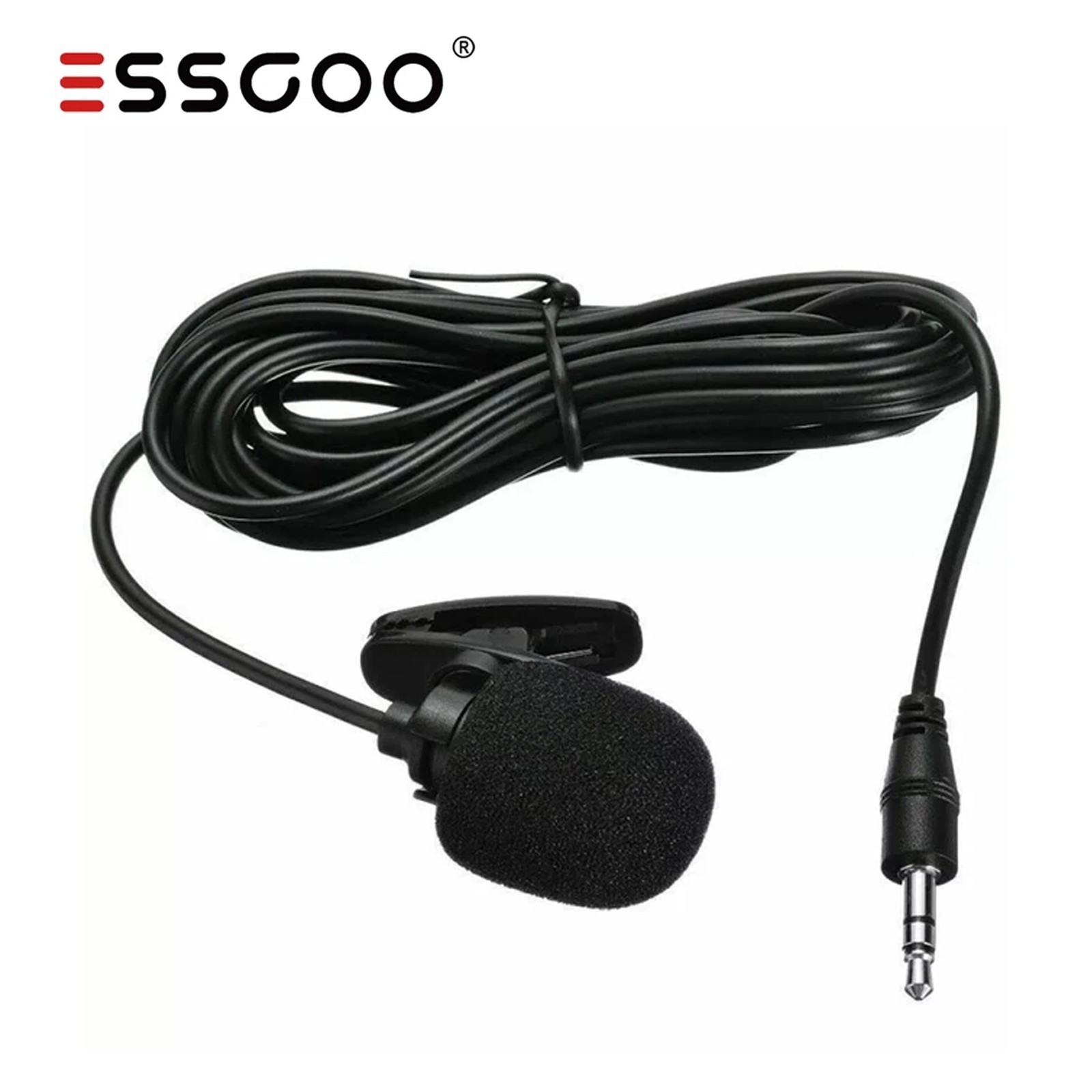 Car Stereo 3.5mm External Microphone for Bluetooth Enabled Stereo Radio GPS DVD