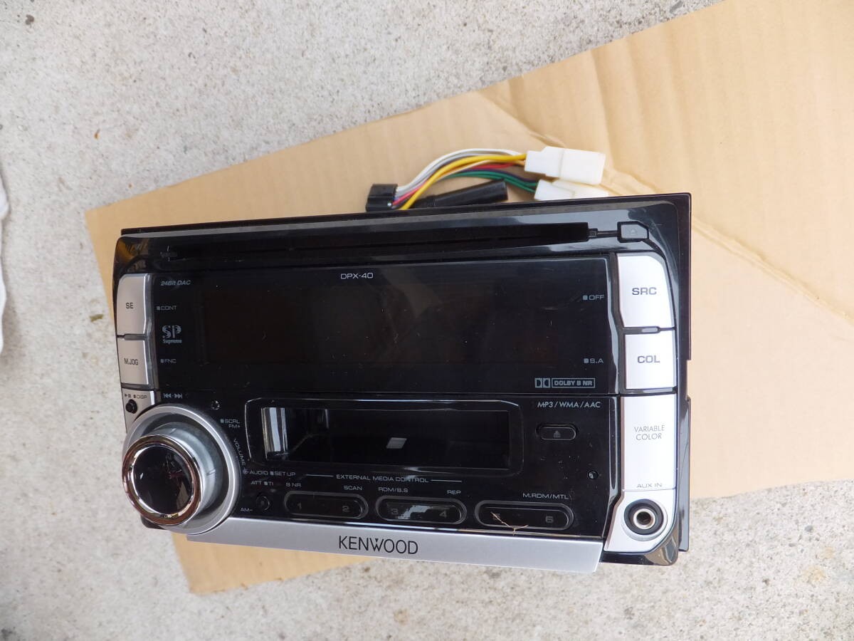 Kenwood DPX40U CD Cassette Equalizer Car Audio Near Mint JAPAN