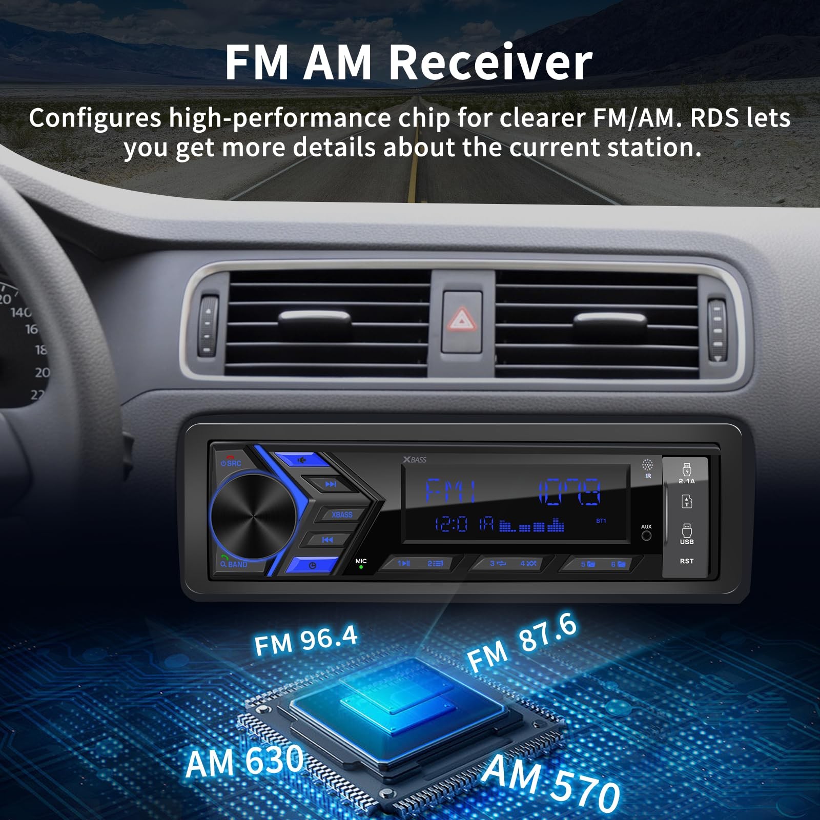 Boss Estereo De Pantalla Para Coche Carro Auto Multimedia Car Stereo LCD Bluetoo
