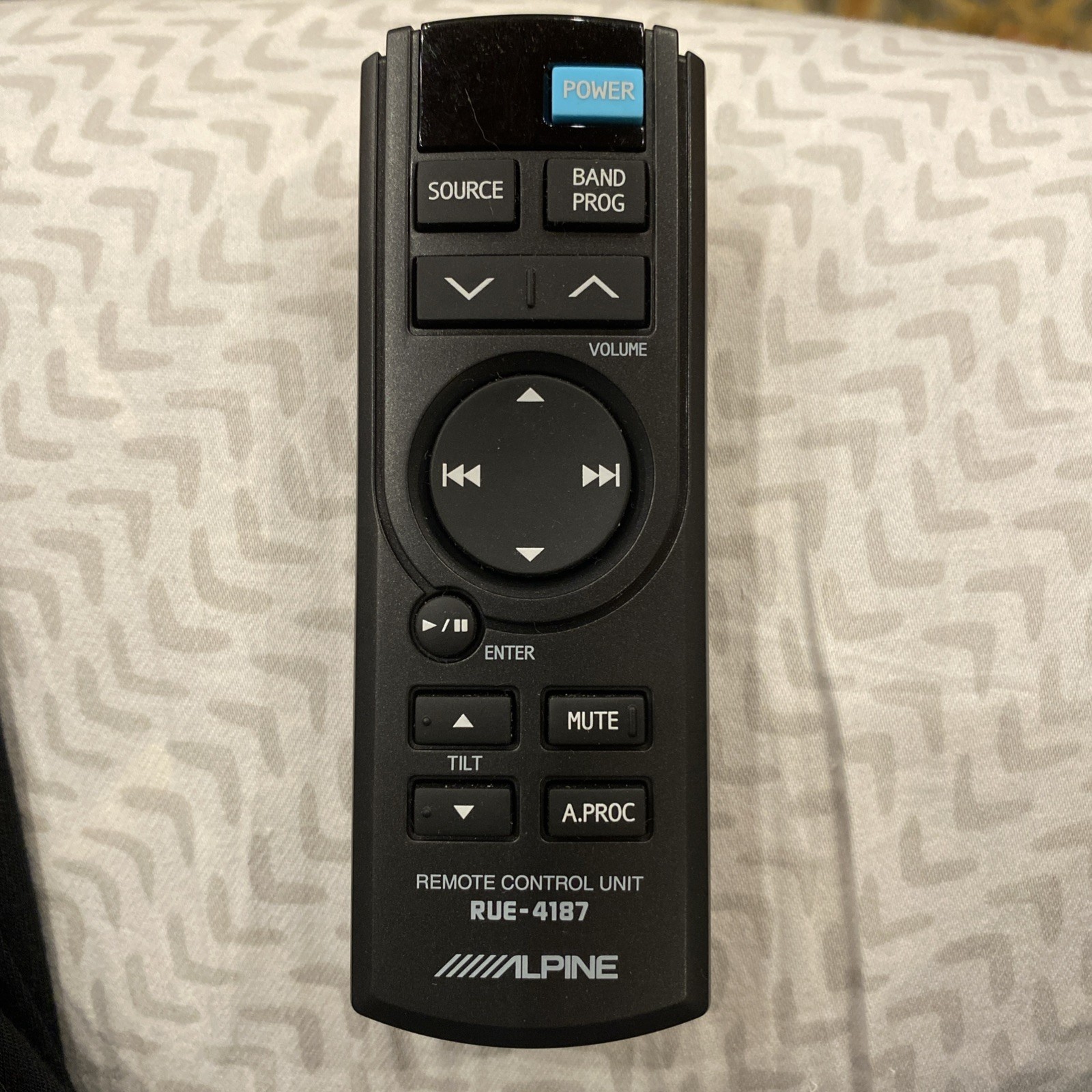 Car Audio Remote Control for Alpine RUE-4187 Stereo System OEM Replacement