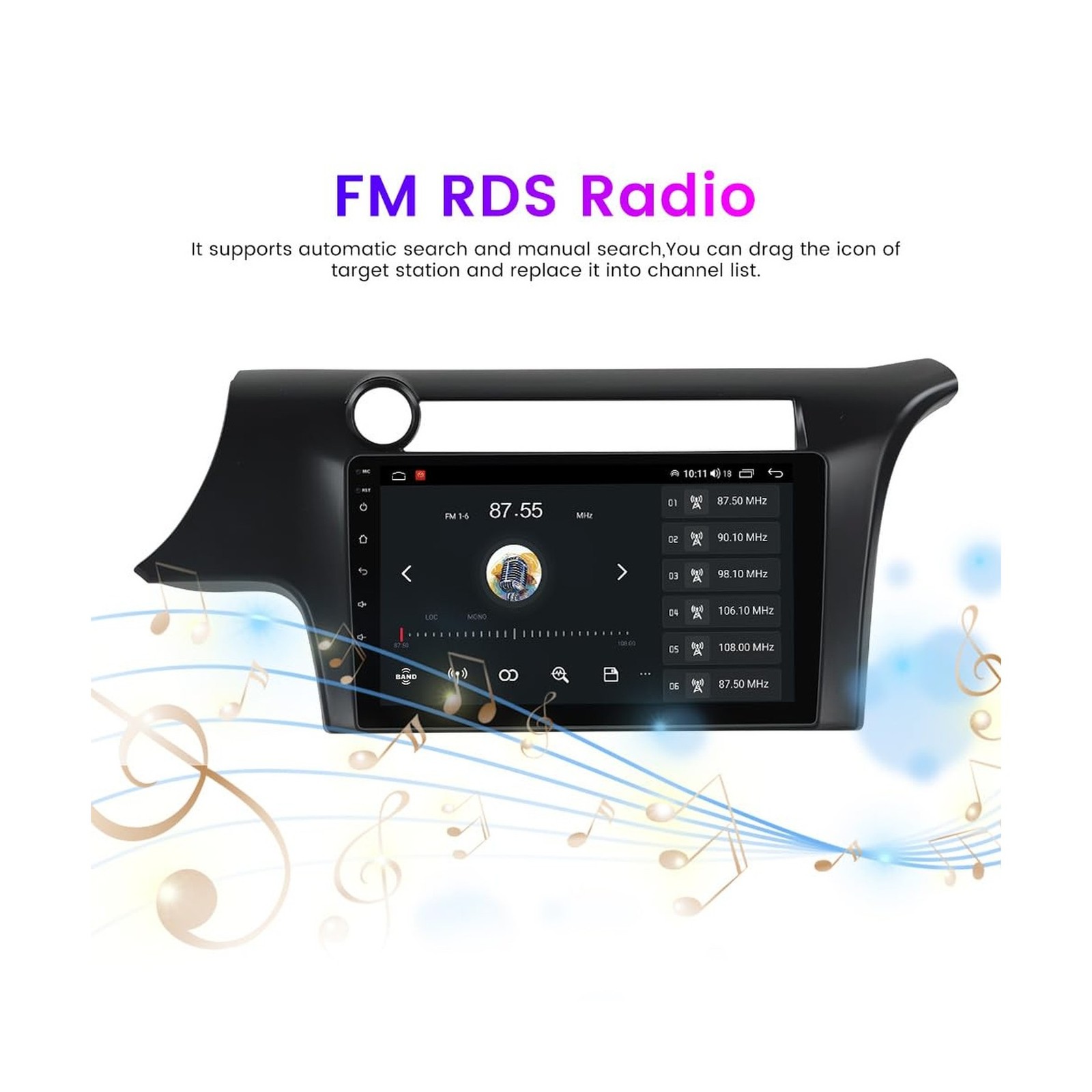 Car Radio for Scion tC 2011 2012 2013 2014 2015 2016 2GB RAM 64GB ROM, Biorun…