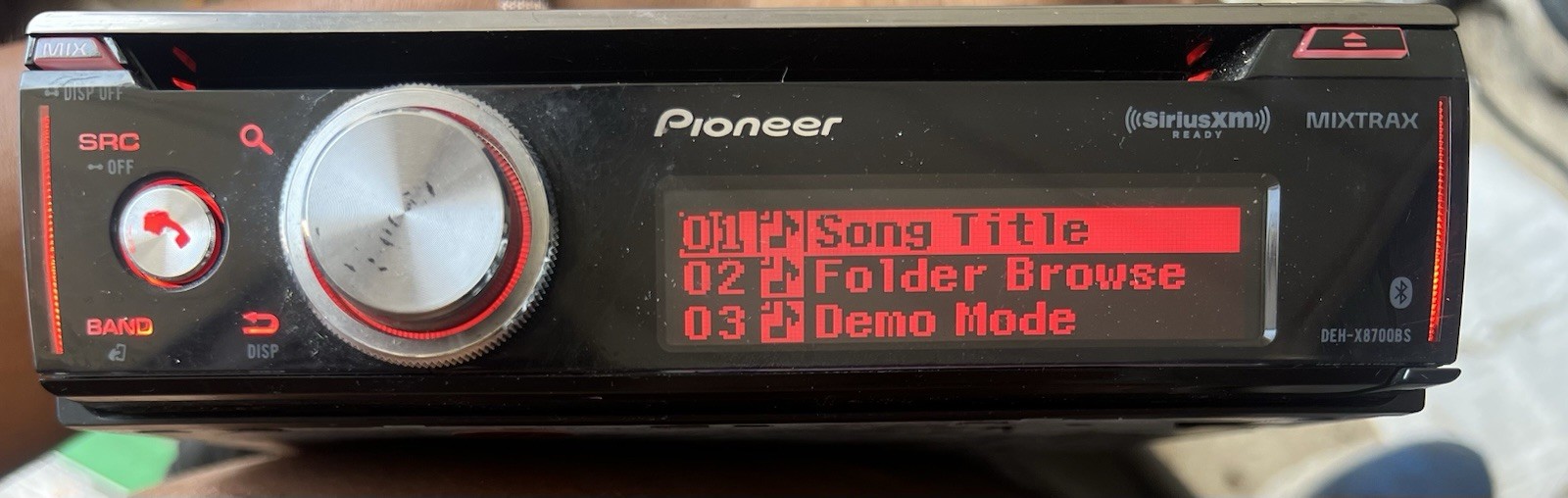 OLD SCHOOL. Pioneer DEH-X8700BS CD receiver Bluetooth App Android Pandora Talk