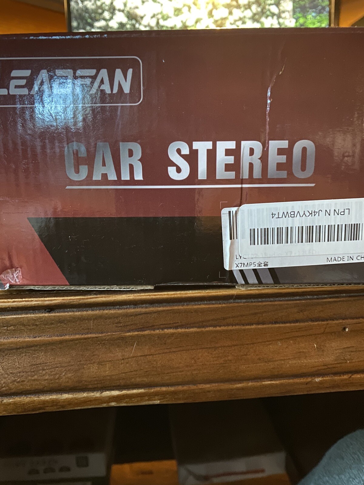 Leadfan In Dash Radio With Backup Camera