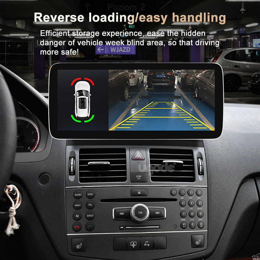Ugode 12.3inch Android Screen CarPlay Stereo GPS Benz C class W204 2007-2010 NTG
