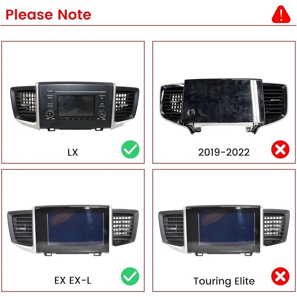 Carplay Radio For 2016-2022 Pilot GPS Navigation Android Auto Bluetooth