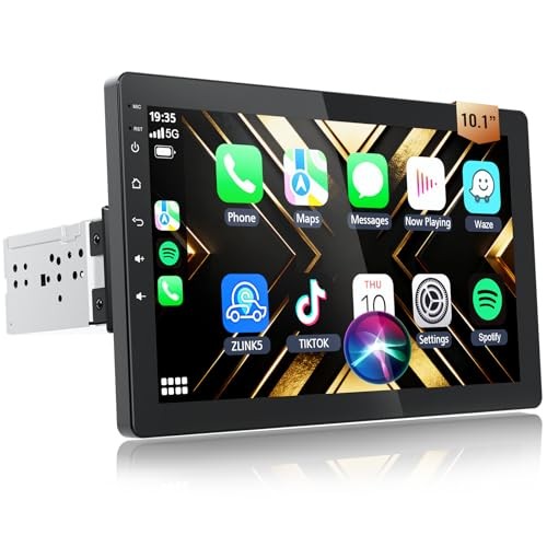 10.1 Inch Single Din Car Stereo, Rotatable Touch Screen, 10.1inch 2+32G