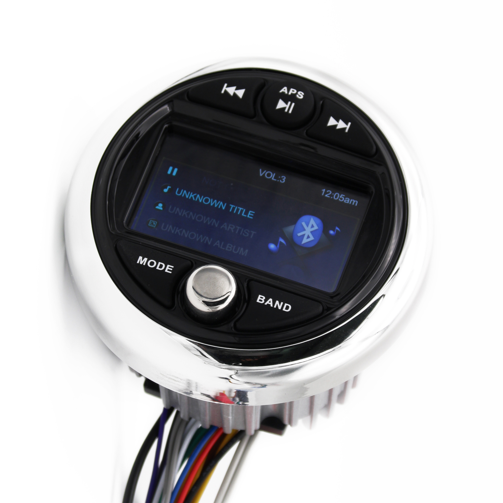 GUZARE Waterproof video system head unit with FM AM radio,AUX input,Rca Output