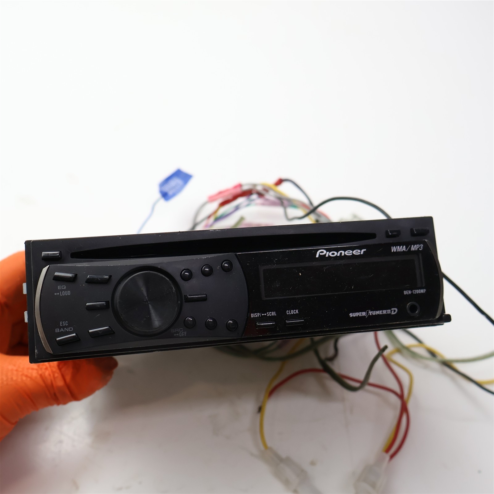 Pioneer Super Tuner IIID DEH-1200MP CD Player AM FM WMA MP3 AUX SuperTuner3
