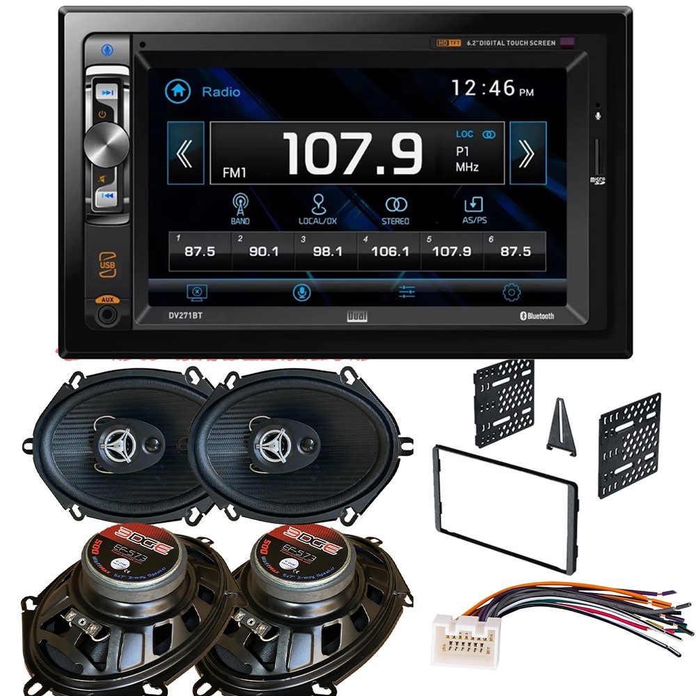 DV271BT Blueooth CD/DVD Car Stereo & Speakers For 1999-2003 Ford F-150,F-250