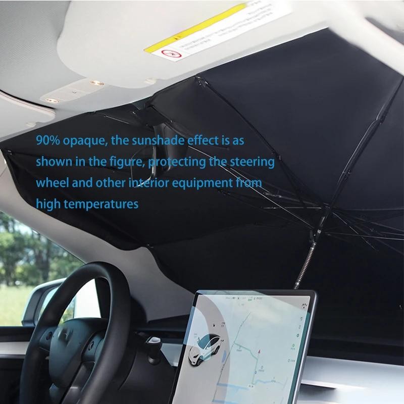 car sunshade car sunshade retractable sunscreen heat insulation front windshield