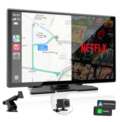 9” Carplay Screen with Net-Flix YouTube and 1080P Backup Camera Upgraded