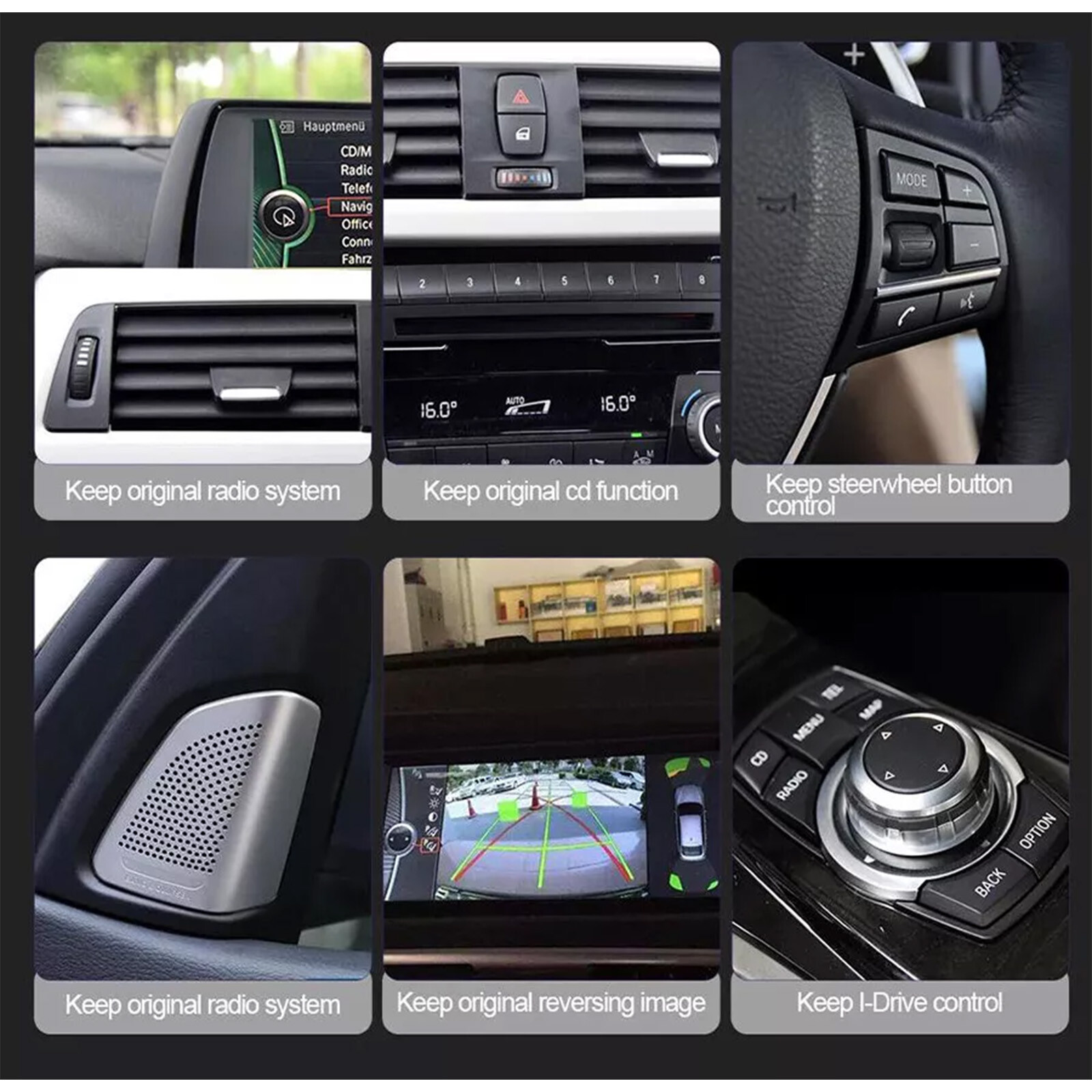 12.3” Car Radio Stereo Android GPS Carplay For BMW 5 Series E60 2004-2009 CCC