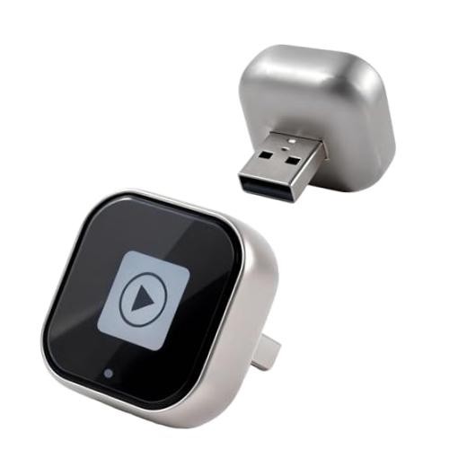 [2026 Upgrade] 2-in-1 Wireless CarPlay and Android Auto Adapter, Plug & Play,