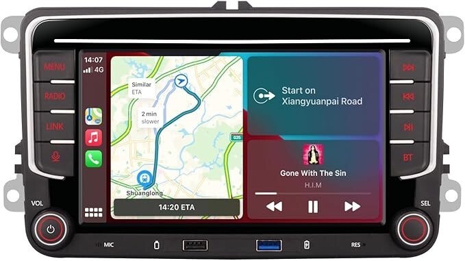 [Upgrade] Car Stereo Compatible for VW Passat Golf MK5 Jetta Caddy EOS Tiguan