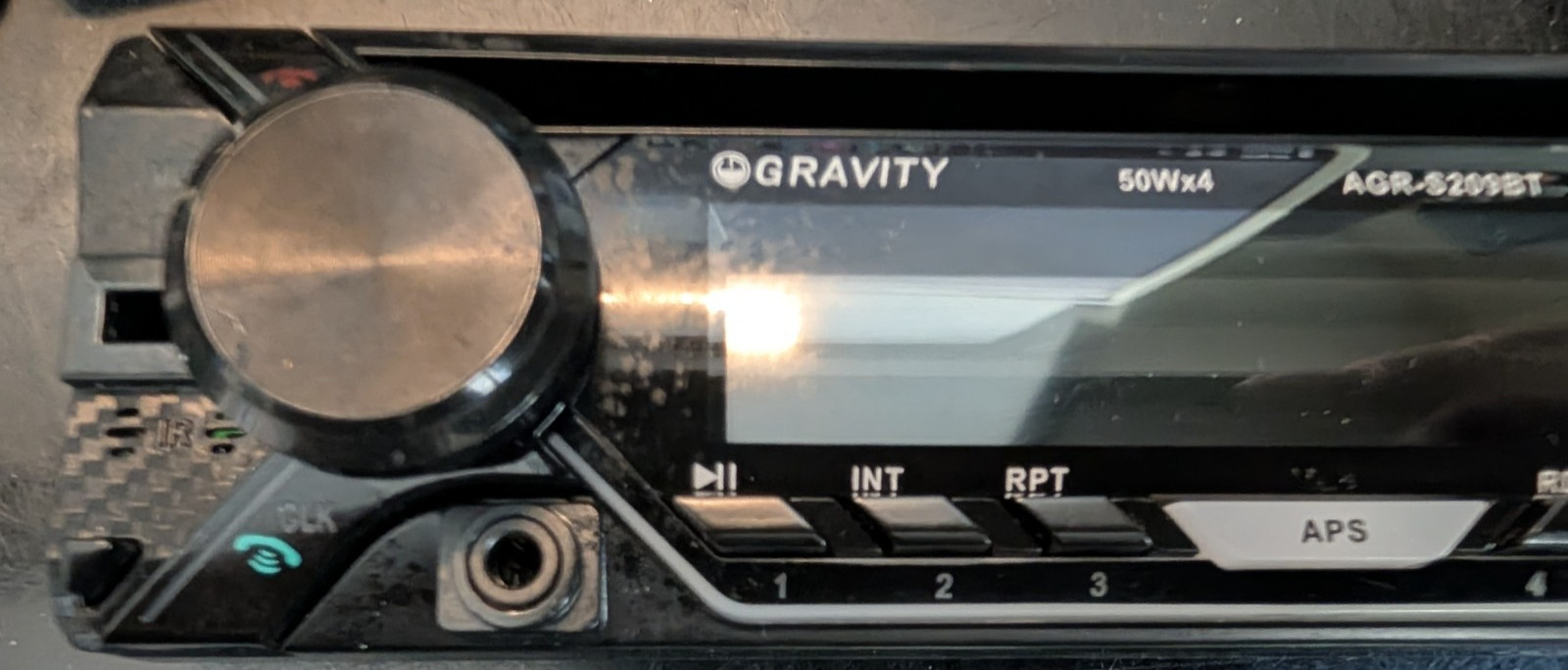 Gravity 200 Watts AGR-209BT CD / MP3 Car Audio Receiver FACEPLATE ONLY