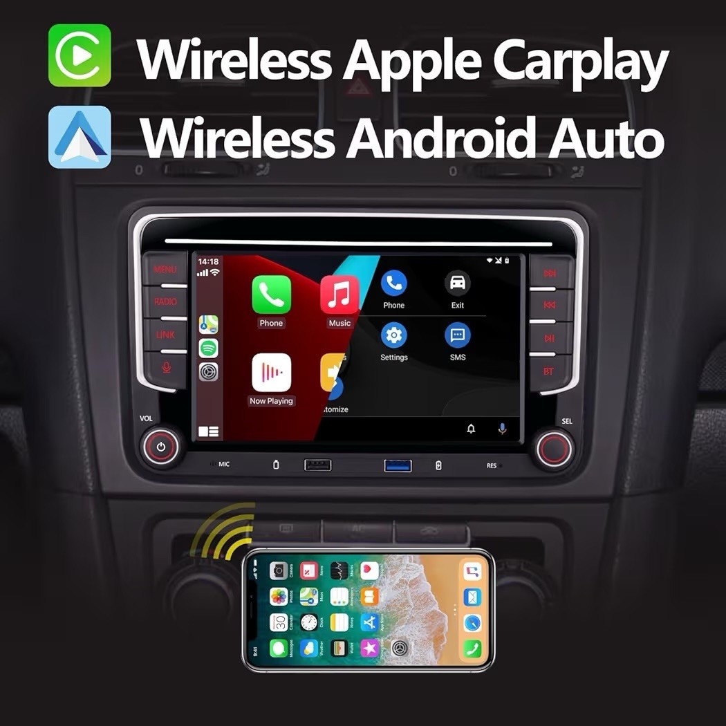 [Upgrade] Car Stereo Compatible for VW Passat Golf MK5 Jetta Caddy EOS Tiguan