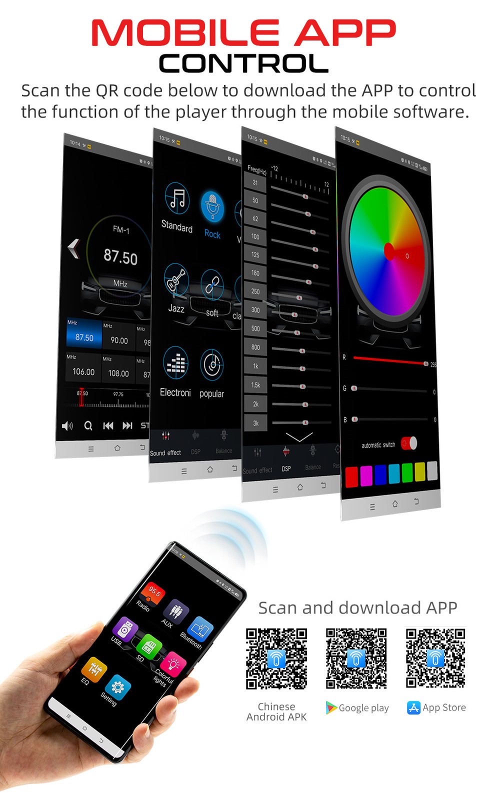M12 Audio Systems 616UAB Car Stereo, Bluetooth, MP3, USB, Aux In, FM Radio
