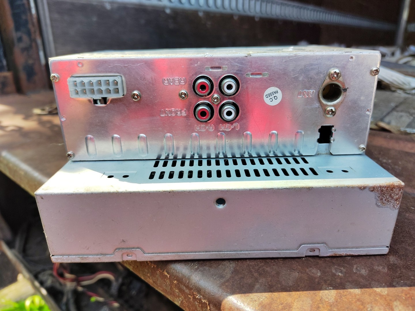 Dual DXRM57BT Mechless AM/FM Receiver with Bluetooth and USB Untested No Pigtail