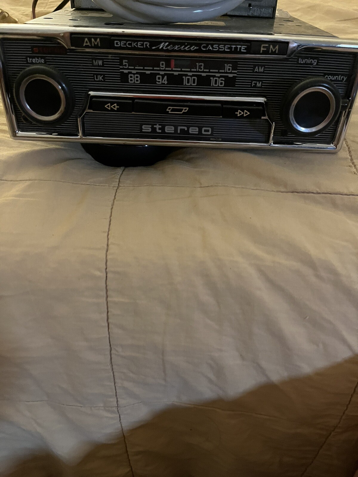 Becker Mexico Cassette Vollstereo with Amp with new Cable