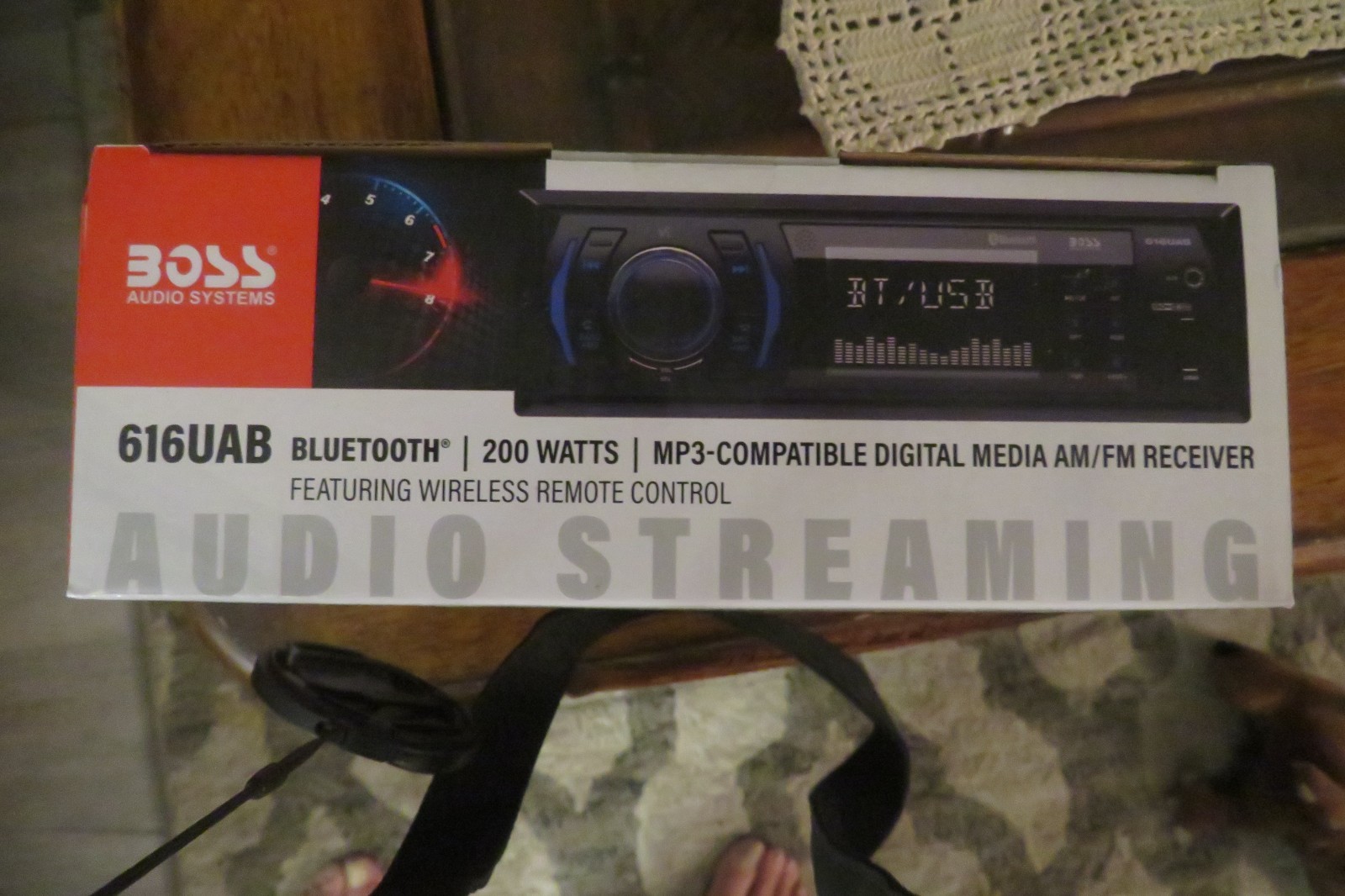 BOSS 616UAB Stereo, Bluetooth, AM/FM Radio, MP3, USB, Aux In – NEW/SEALED BOX