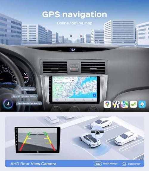 64G Car Stereo Radio for Toyota 9 Inch IPS HD Touch Screen Camry 2007-2011