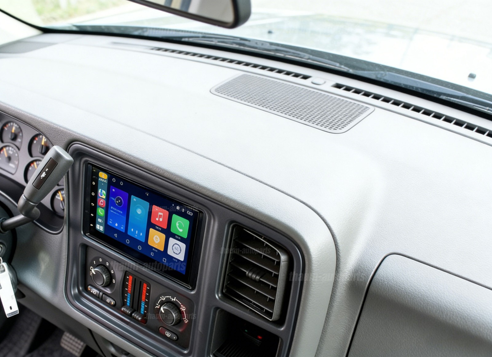 CarPlay Wifi Car Radio For 2003-2006 GMC Sierra 1500 2500 3500 GPS Player Camera