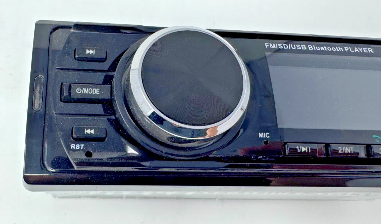 6227U BT Single Din Car Stereo With Bluetooth AUX USB *NO CD PLAYER*
