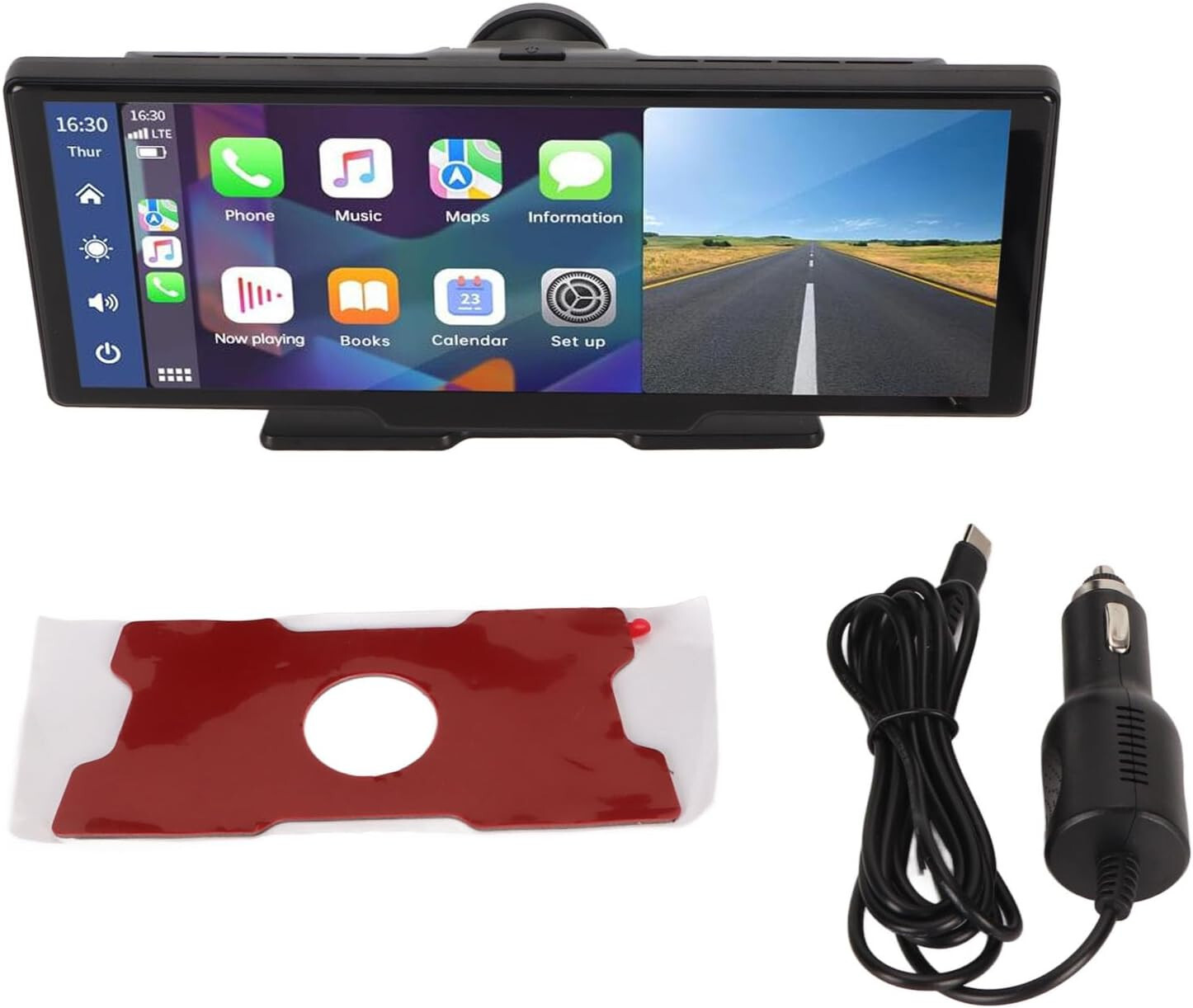Car Stereo for Wireless Carplay Android Auto Mirror Link, 9.3inch Touch Screen