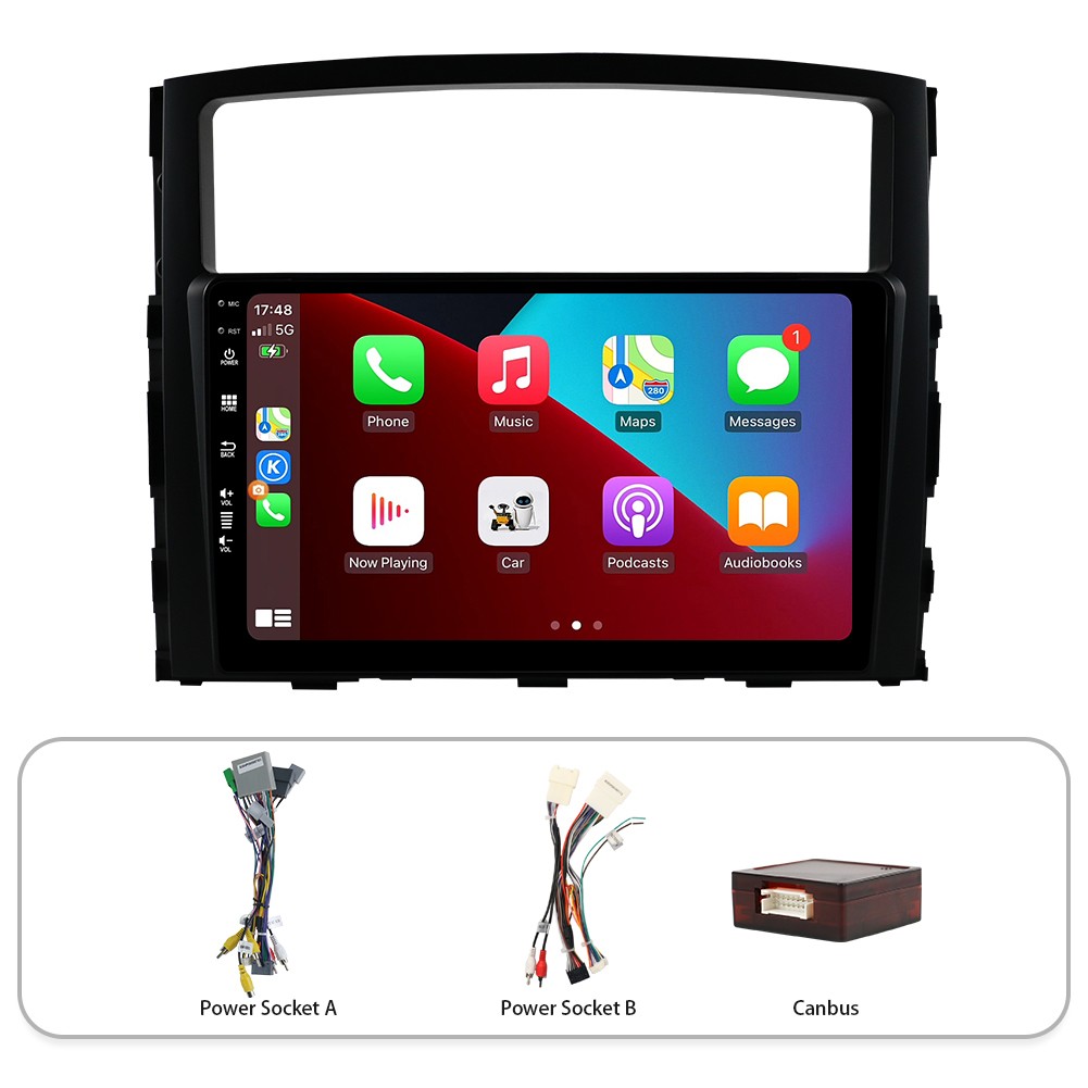 Car Radio For Mitsubishi Montero 2006-2019 Apple CarPlay Android 15 GPS Navi US