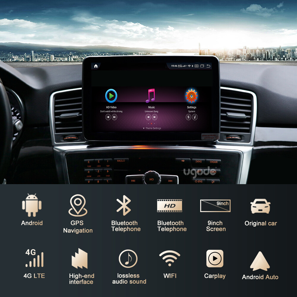 Ugode 8.4in Android Screen UPGRADE GPS Mercedes Benz ML GL 2012-2015 NTG4.5/4.7