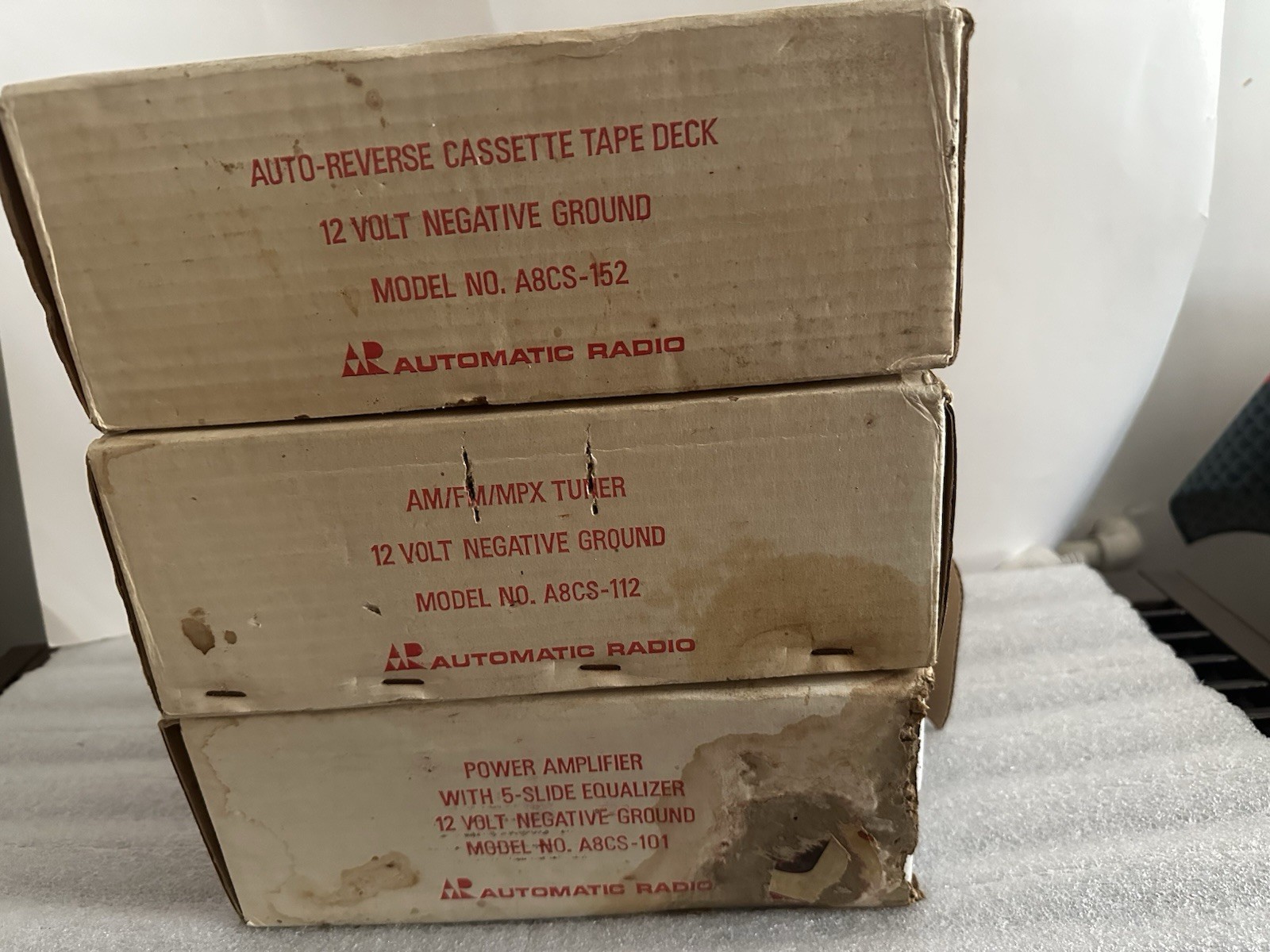 vintage car stereo component system