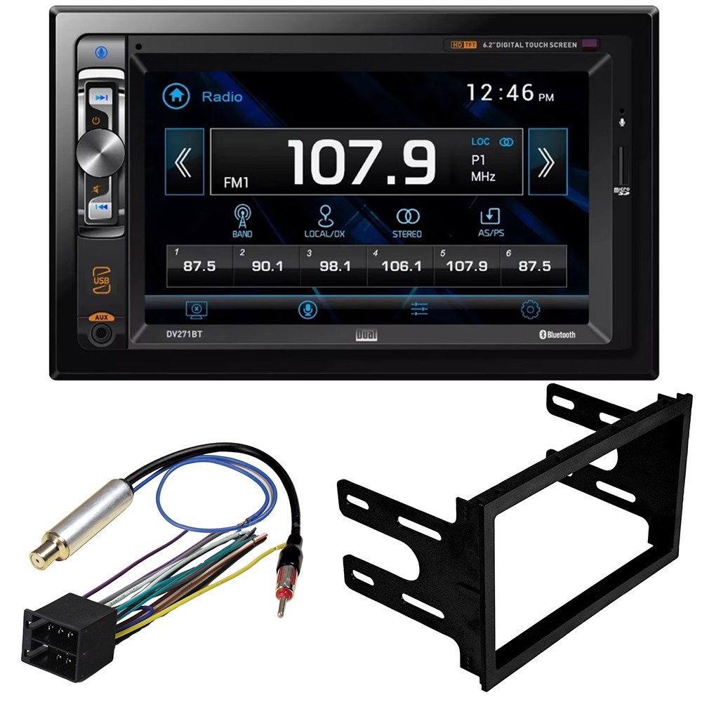 DV271BT CD/DVD Bluetooth AM/FM Car Stereo For 1998-2002 Volkswagen Golf/Jetta