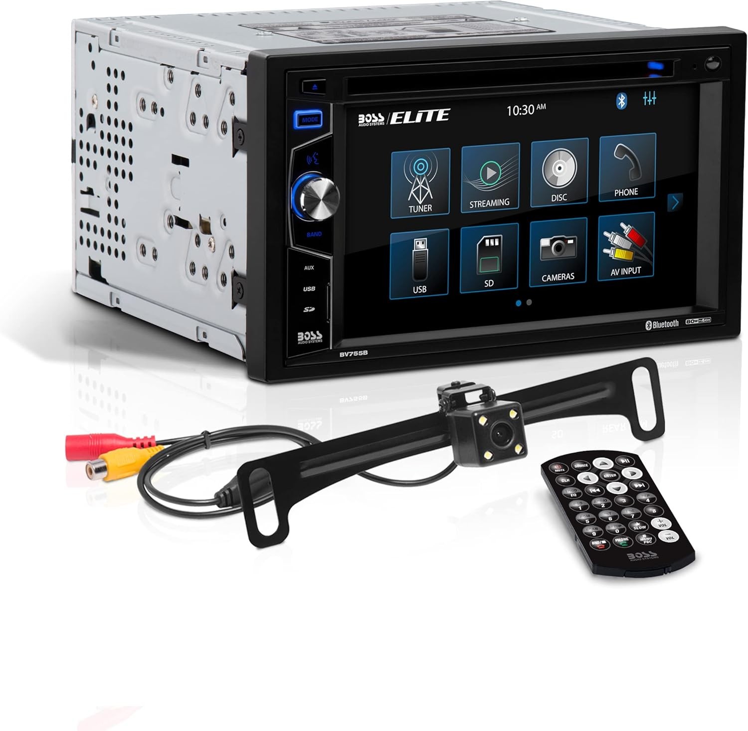 BOSS BV755BLC 6.2″ Double Din Car Stereo CD USB Bluetooth + Backup Camera