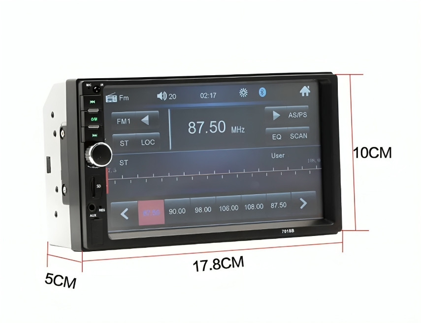 For All Nissan Car Stereo MP5 7″ HD Adjustable Settings for a Customized Audio