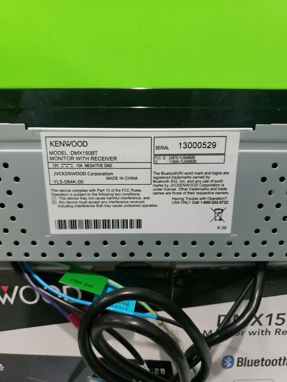 KENWOOD DMX150BT 6.8 Capacitive Touchscreen Digital Multimedia Receiver-OPEN BOX