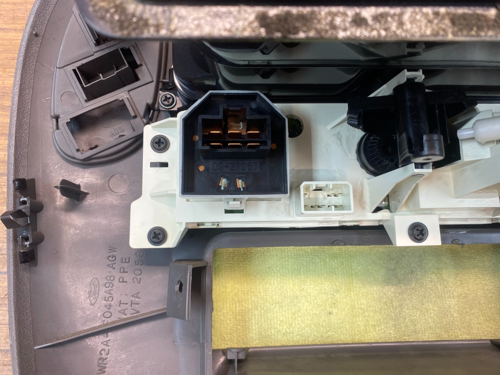 Ford Falcon S1 Dash A/C Stereo Control Surround