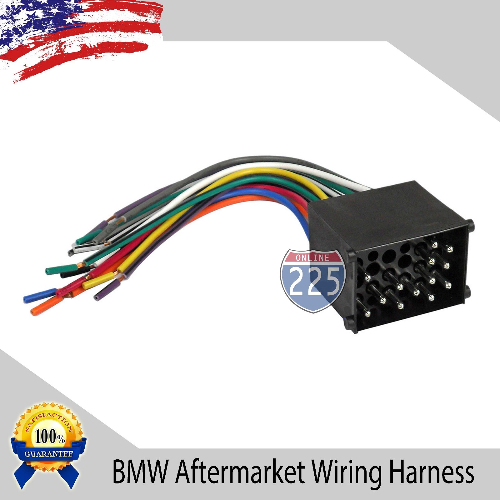 BMW Car Stereo CD Player Wiring Harness for Aftermarket Radio Select 1987-2005