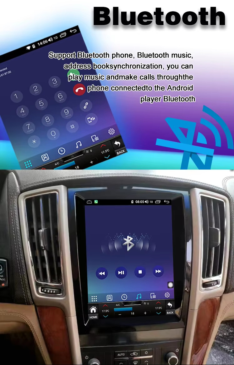 10.4″ Tesla Style Car Radio 2din Stereo For Cadillac SLS 2007-2012 Gps Navi 64gb