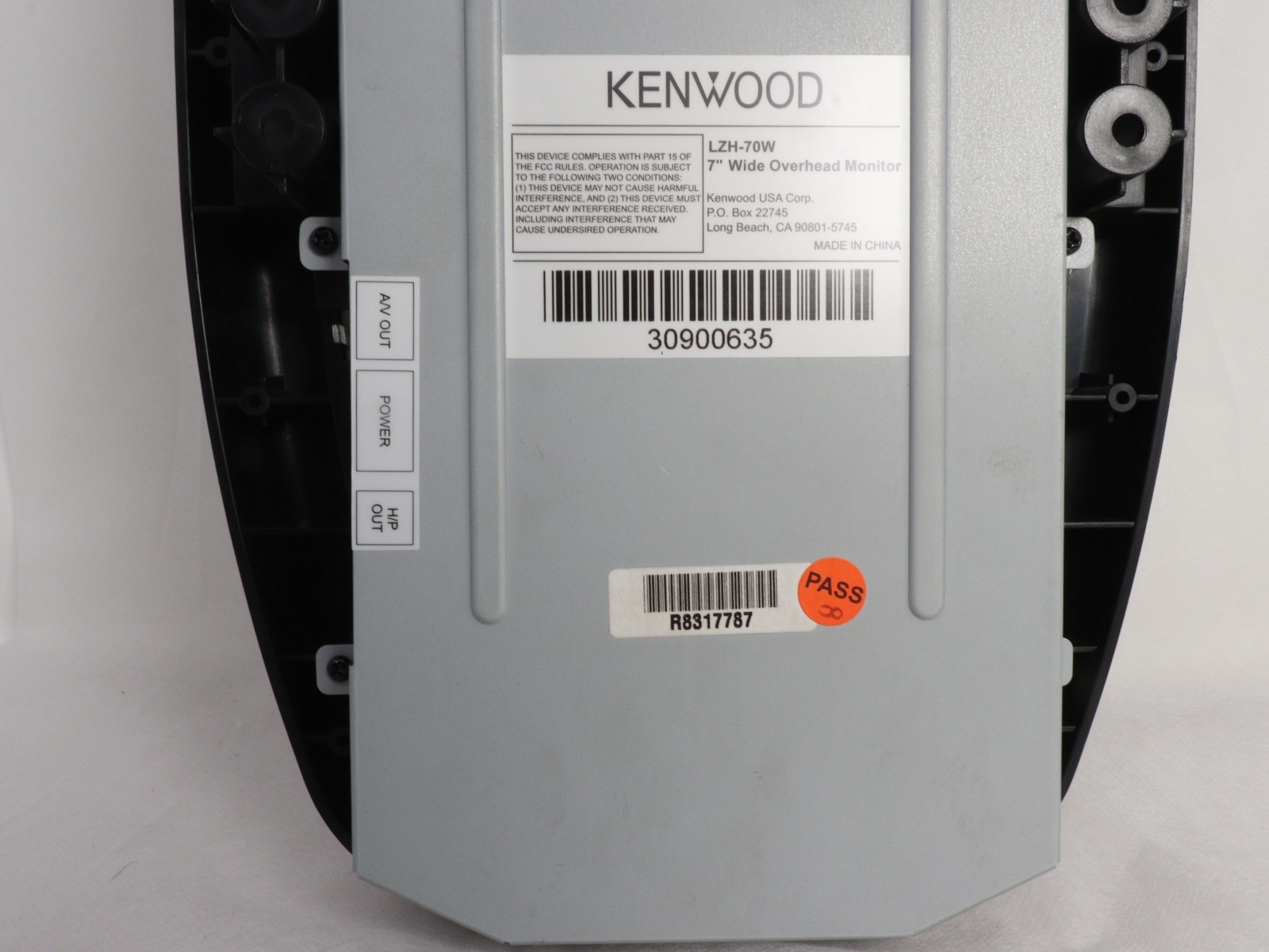 Kenwood Lzh-70w Overhead Monitor