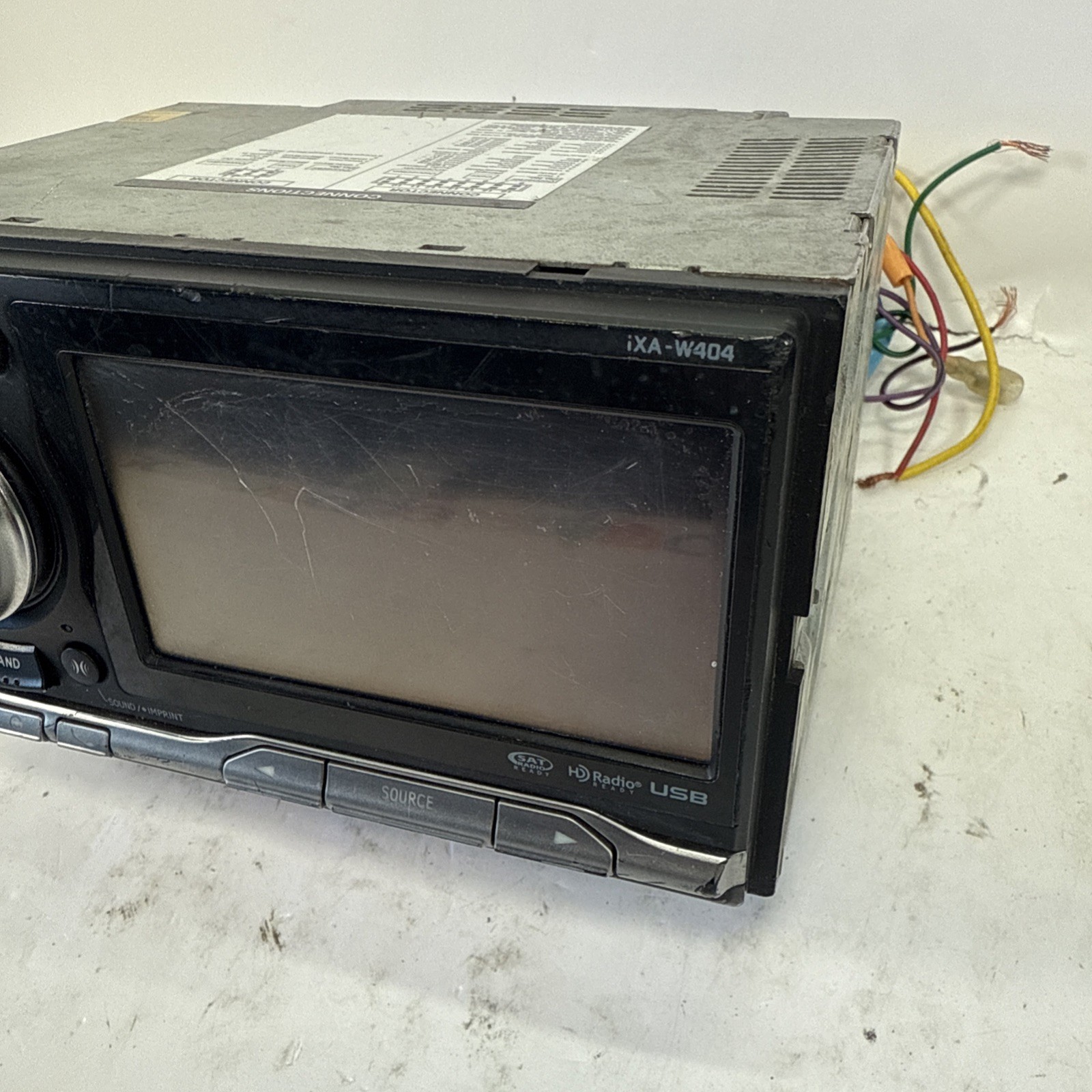(SEE PHOTOS) Alpine iXA-W404 Digital Media Receiver Car Radio USB | TESTED